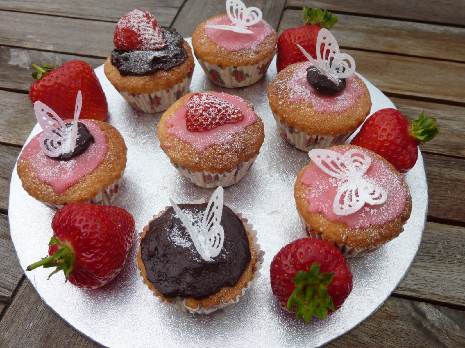 strawberry cupcakes gluten free