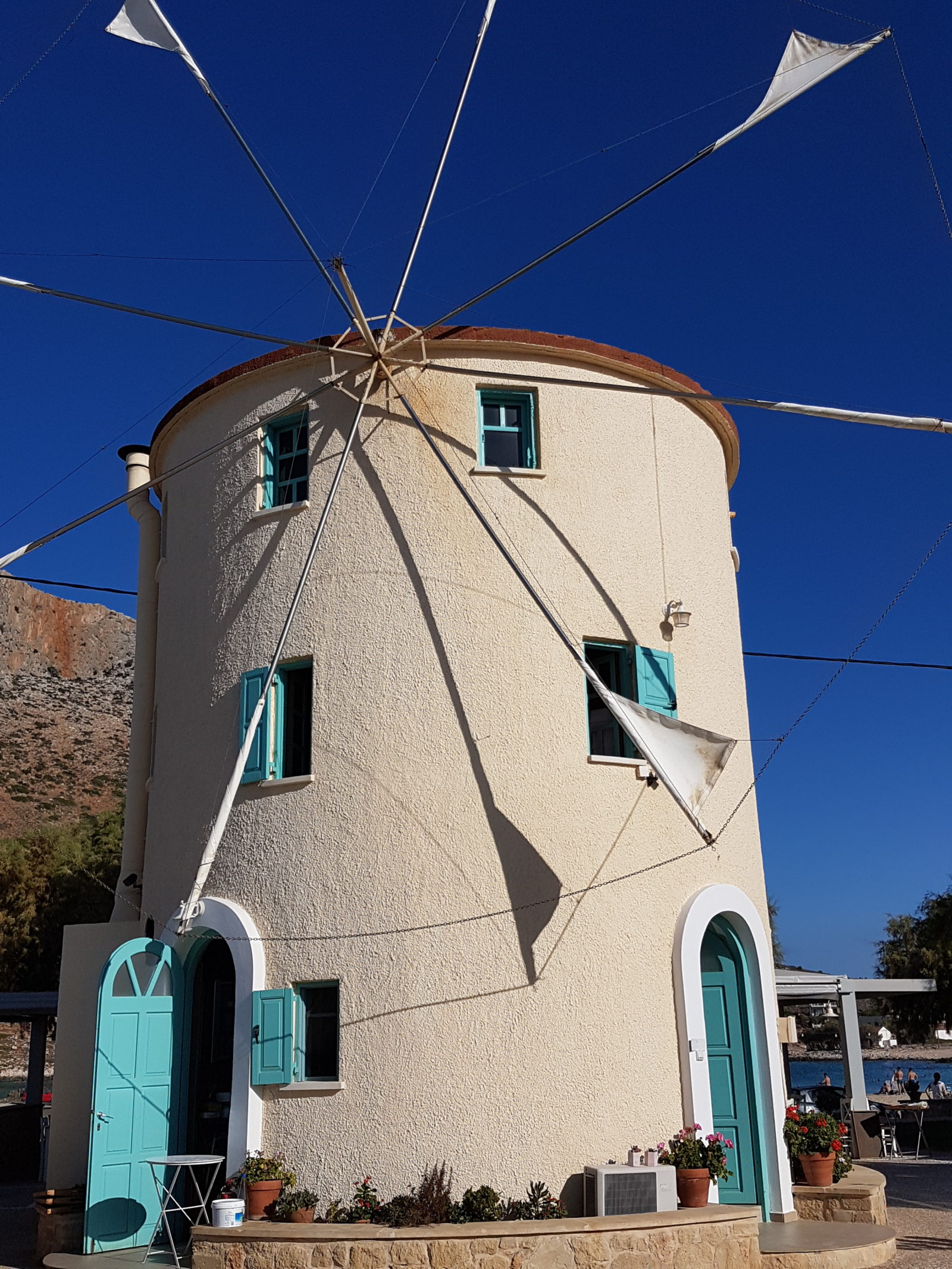 windmill taverna at zorbas beach