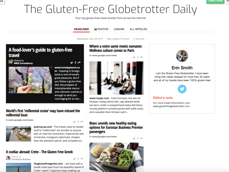 the gluten free globetrotter daily