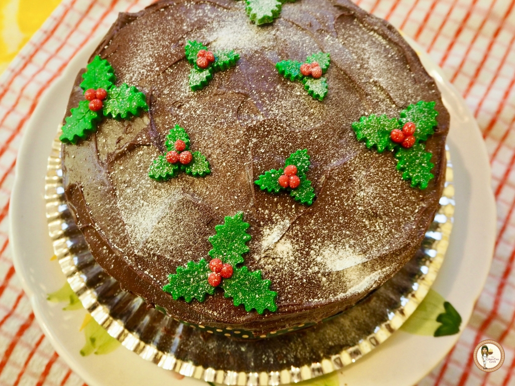 Christmas Devil's Chocolate Cake with Cream Cheese Frosting - a trEATs  affair